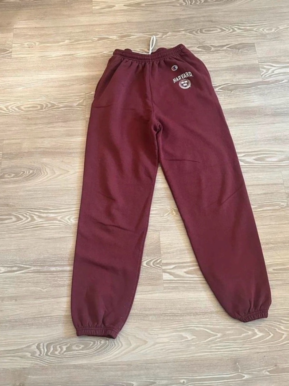 Champion Eco Soft Maroon Joggers with Elastic Cuffs